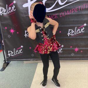 Girls Sequin Jazz or HipHop Costume (Weissman)